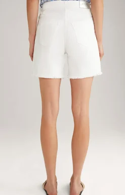 Jeans-Shorts in Weiß