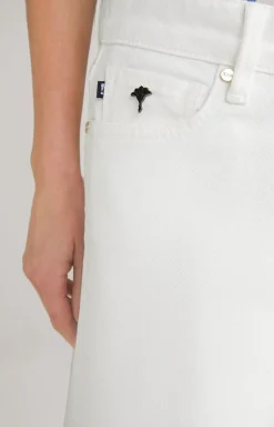 Jeans-Shorts in Weiß