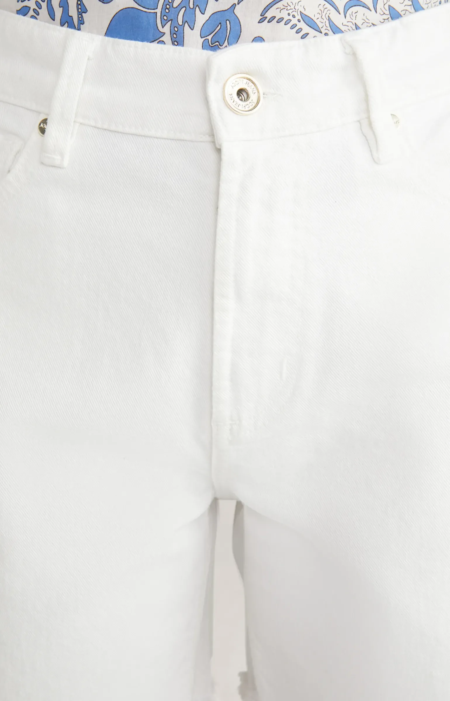 Jeans-Shorts in Weiß