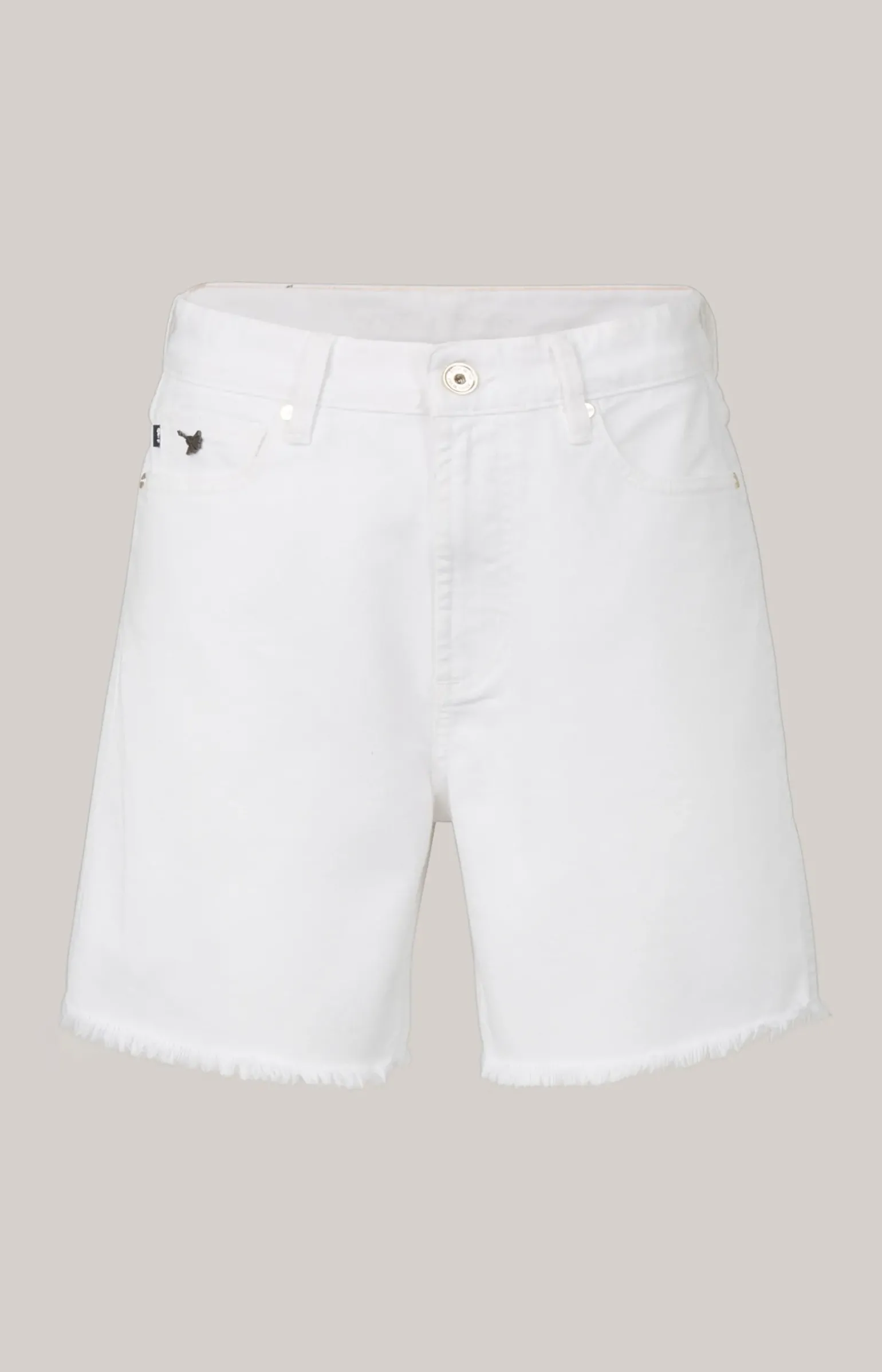 Jeans-Shorts in Weiß