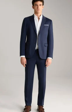 Jersey Anzug Herby-Blayr in Navy meliert