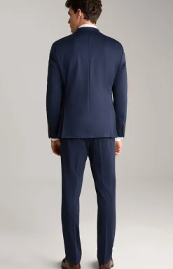 Jersey Anzug Herby-Blayr in Navy meliert