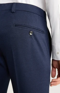 Jersey Anzug Herby-Blayr in Navy meliert