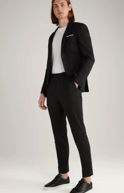 Jersey-Baukasten-Hose Bird in Schwarz