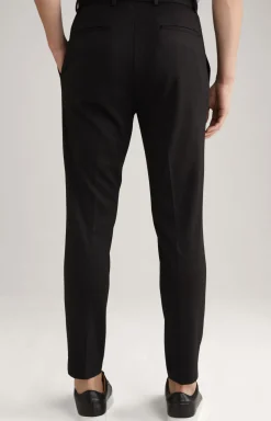 Jersey-Baukasten-Hose Bird in Schwarz