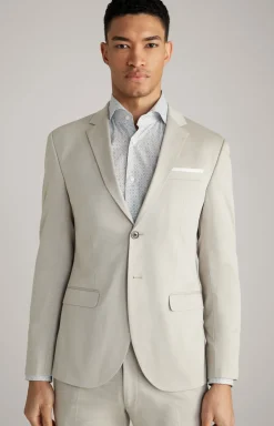 Jersey-Baukasten-Sakko Damon in Sand