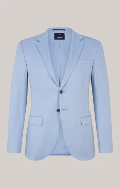 Jersey-Baukasten-Sakko Damon in Hellblau