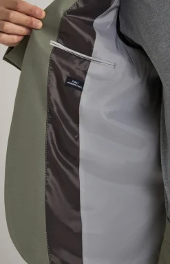 Jersey-Baukasten-Sakko Damon in Hellgrün