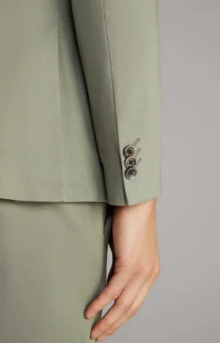 Jersey-Baukasten-Sakko Damon in Hellgrün