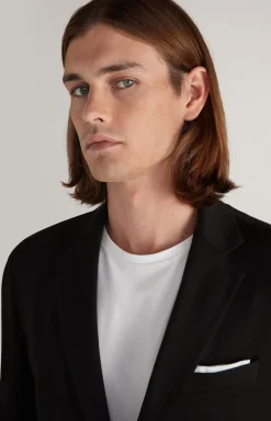 Jersey-Baukasten-Sakko Dash in Schwarz