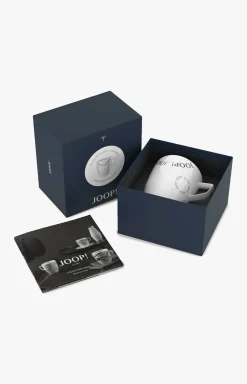 JOOP! COLLECTOR'S MUG FASHION EDITION FALL/ WINTER 2021/22 in Weiß/Blau/Grau