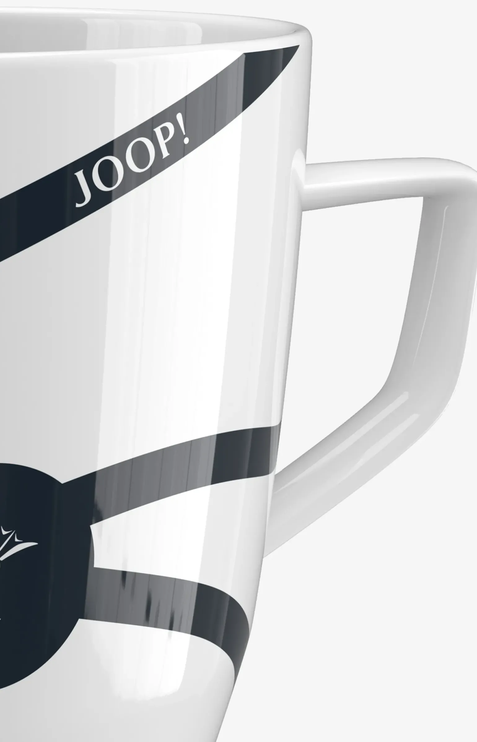 JOOP! COLLECTOR'S MUG FASHION EDITION FALL/ WINTER 2021/22 in Weiß/Dunkelblau