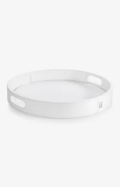 JOOP! Homeline - Rundes Tablett in Weiß, klein