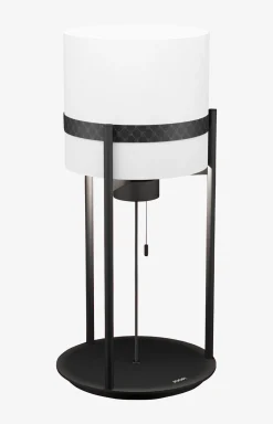 JOOP! ROUND LIGHTS BLACK Tischleuchte, Weiß/Schwarz
