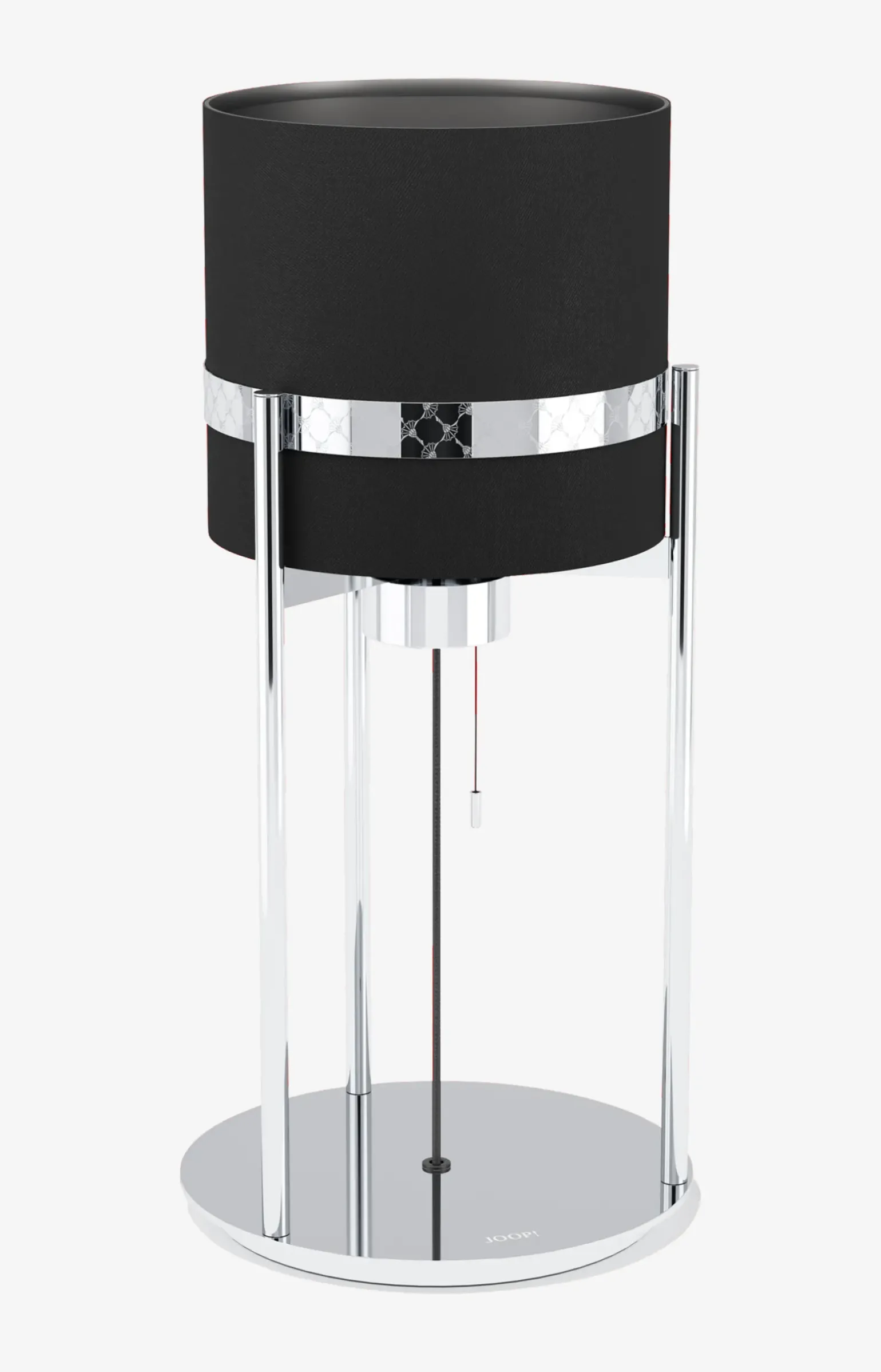 JOOP! ROUND LIGHTS CHROME Tischleuchte, Schwarz/Chrom