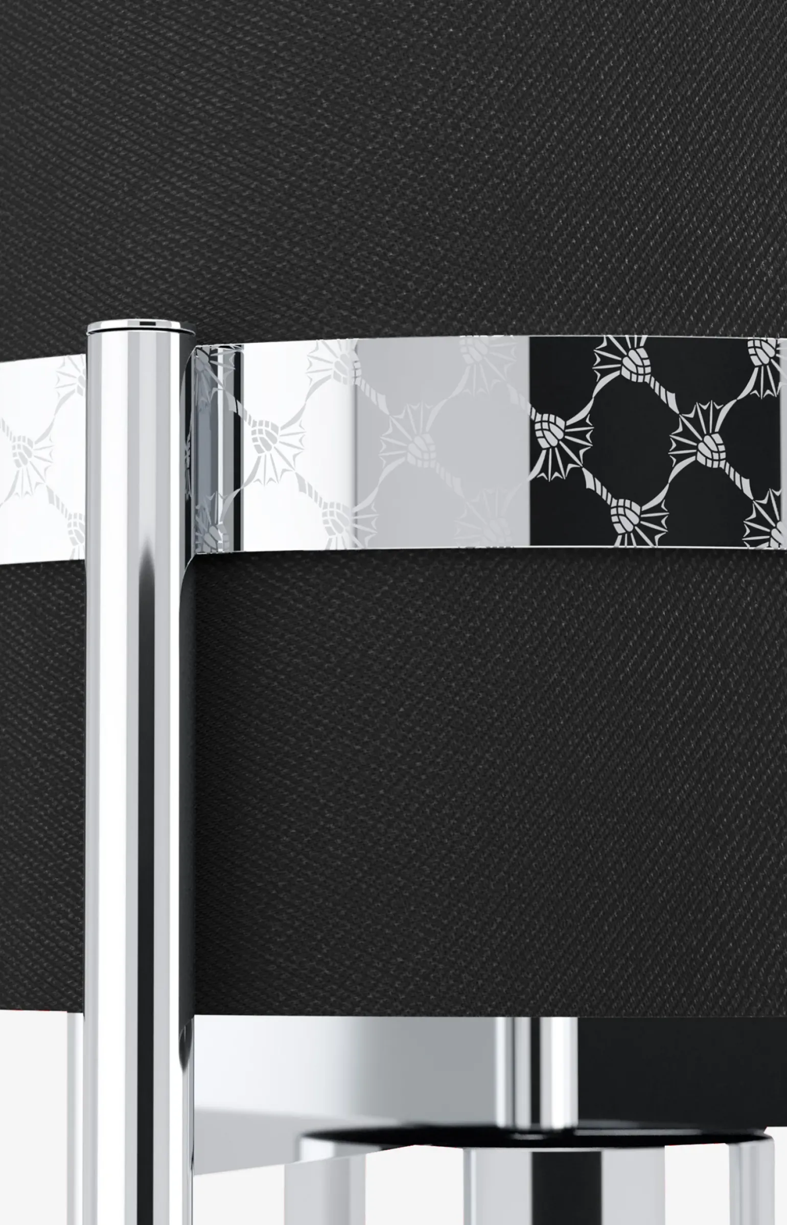 JOOP! ROUND LIGHTS CHROME Tischleuchte, Schwarz/Chrom