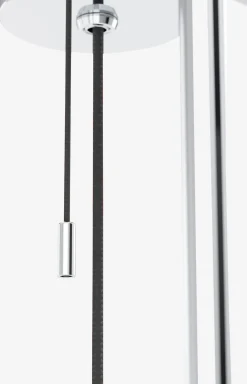 JOOP! ROUND LIGHTS CHROME Tischleuchte, Fumé-Glas/Chrom