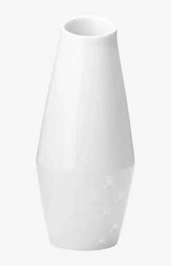 Karaffe/Vase Faded Cornflower in Weiß - 18 cm Höhe