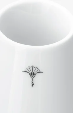 Karaffe/Vase Single Cornflower in Weiß - 18 cm Höhe