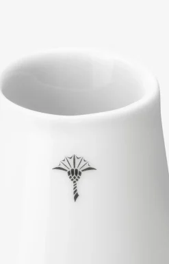 Karaffe/Vase Single Cornflower in Weiß - 13 cm Höhe