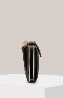 Karten-Etui Cortina Piazza C-Four in Dunkelbraun