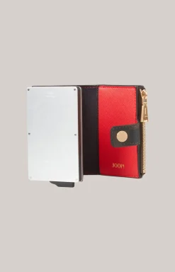 Karten-Etui Piazza Edition C-Four in Braun/Dunkelblau