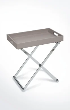 Kleiner Beistelltisch Homeline, Grau-Rosé