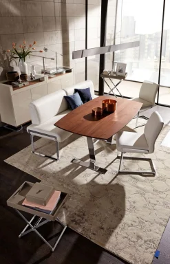 Kleiner Beistelltisch Homeline, Grau-Rosé