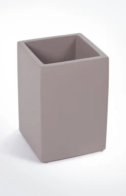 Kosmetik-Behälter Bathline, Grau-Rosé