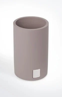 Kosmetik-Behälter Bathline, Grau-Rosé