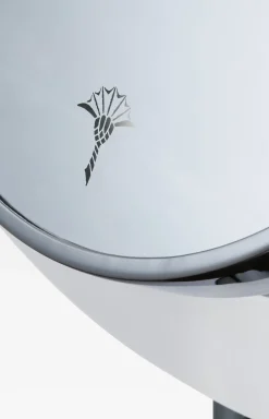 Kosmetikspiegel Crystal Line in Weiß