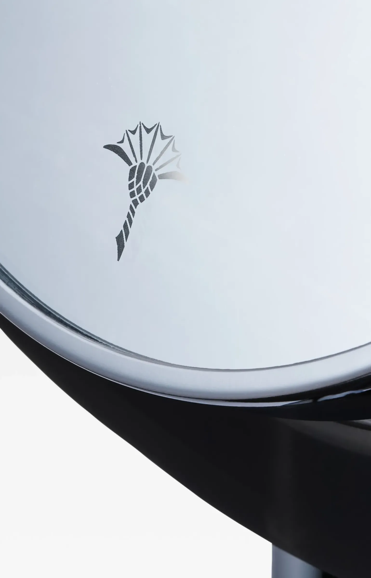 Kosmetikspiegel Crystal Line in Anthrazit