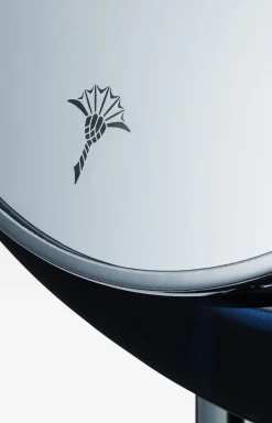 Kosmetikspiegel Crystal Line in Dunkelblau