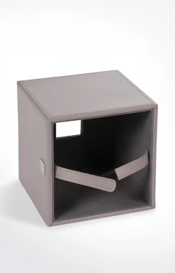 Kosmetiktuch-Spender Bathline, Grau-Rosé