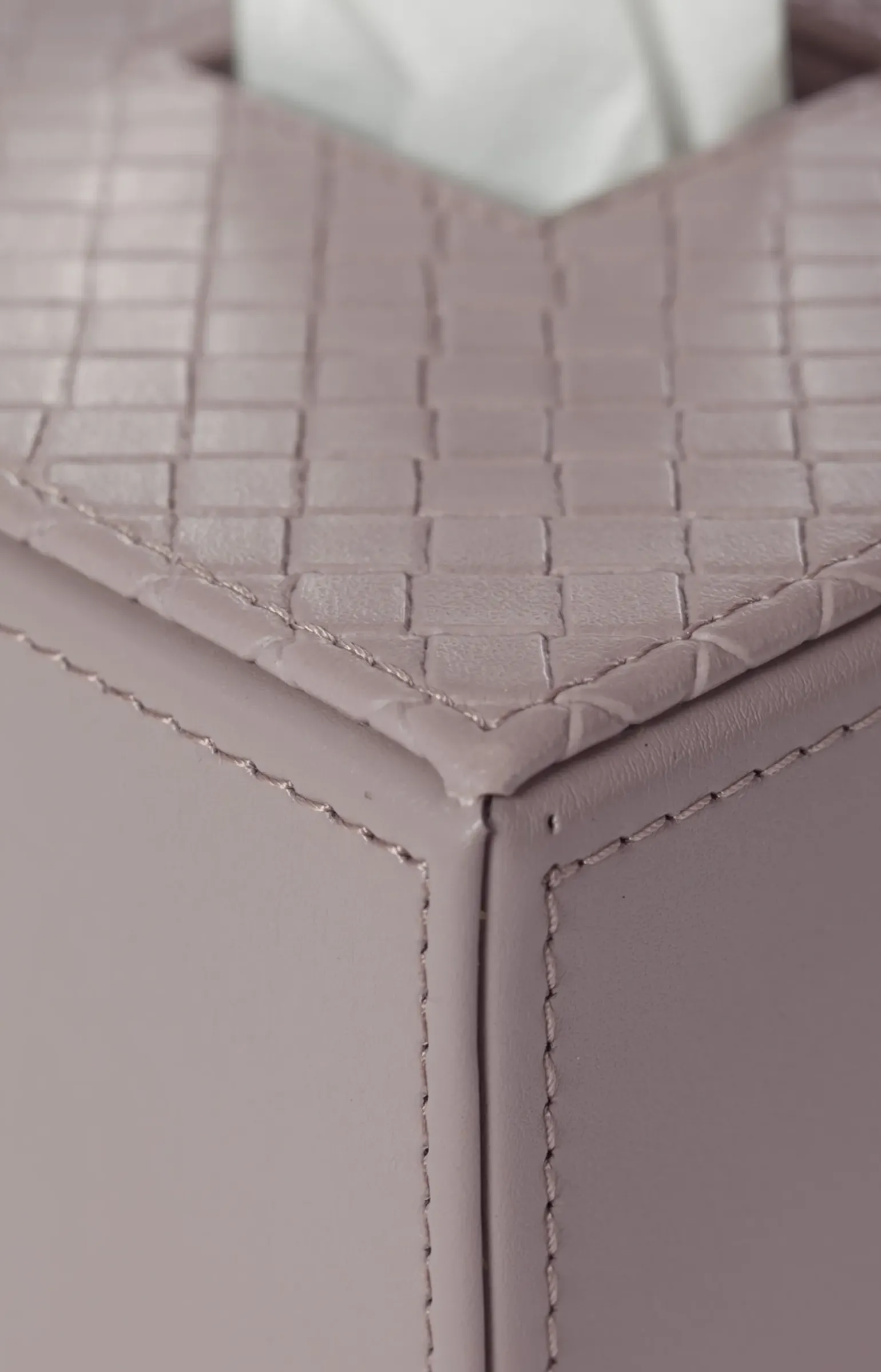 Kosmetiktuch-Spender Bathline, Grau-Rosé