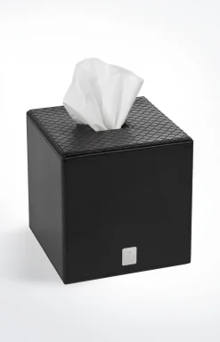 Kosmetiktuch-Spender Bathline, Schwarz
