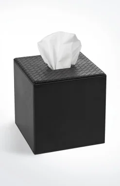 Kosmetiktuch-Spender Bathline, Schwarz