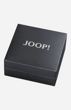 Kreolen mit Enamel Black in Gold/Schwarz