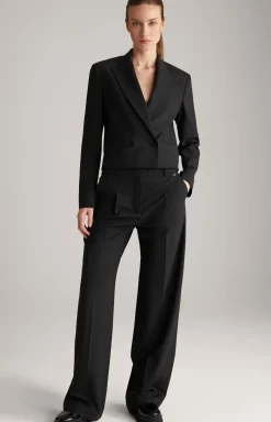 Kurz-Blazer in Schwarz