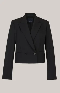 Kurz-Blazer in Schwarz