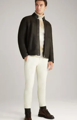 Lammfelljacke Vorot in Dunkelbraun