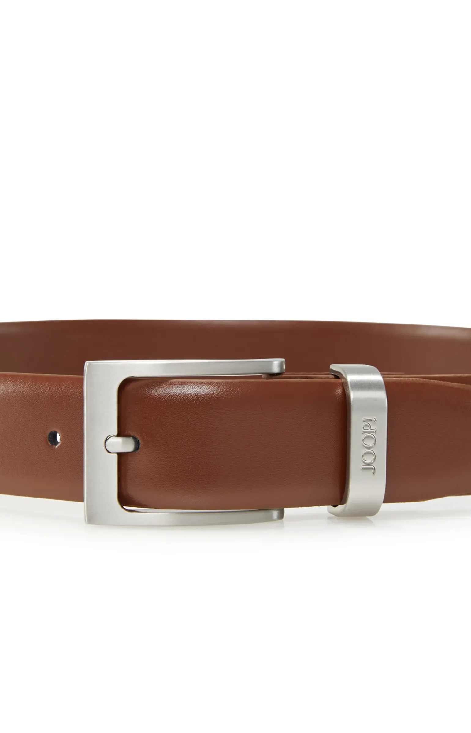 Ledergürtel in Cognac