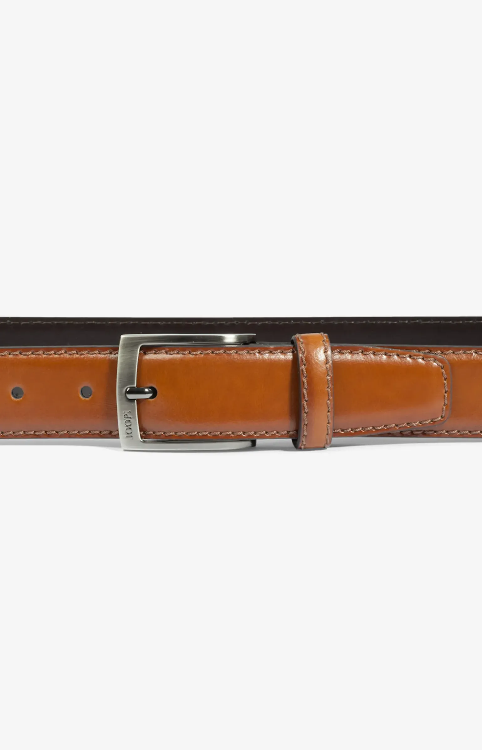 Ledergürtel in Cognac