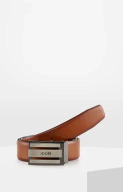 Ledergürtel in Cognac