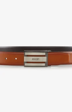 Ledergürtel in Cognac