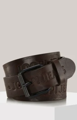 Ledergürtel in Dunkelbraun