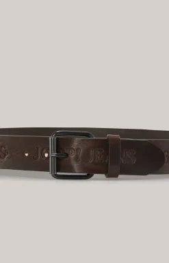 Ledergürtel in Dunkelbraun