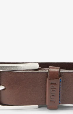 Ledergürtel in Dunkelbraun