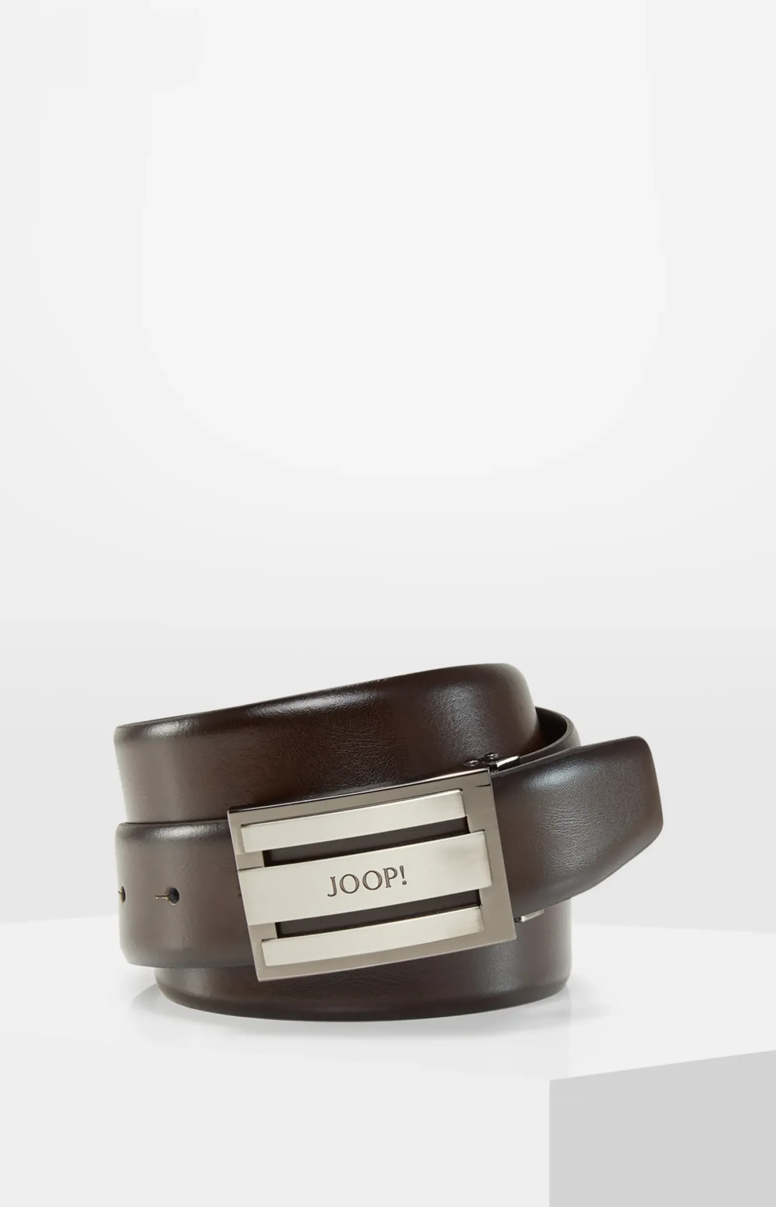 Ledergürtel in Dunkelbraun