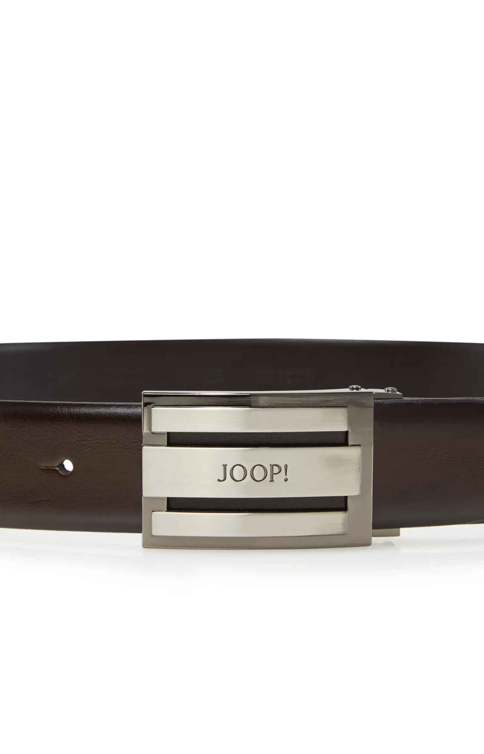 Ledergürtel in Dunkelbraun